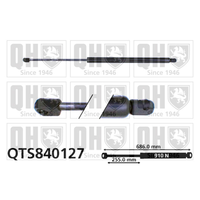 Vérin De Coffre Quinton Hazell Qts840127