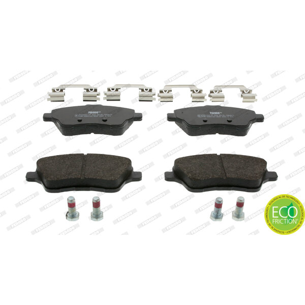 4 Plaquettes De Frein Ferodo Fdb4612