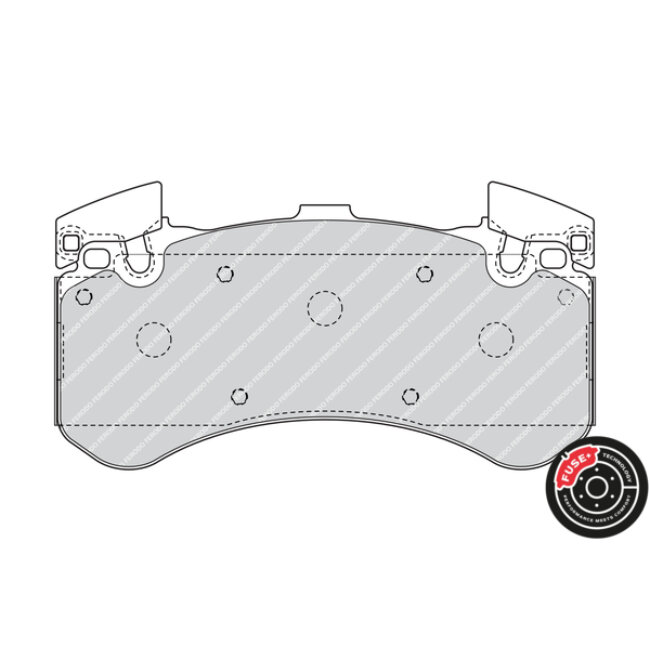 4 Plaquettes De Frein Ferodo Fdb4468