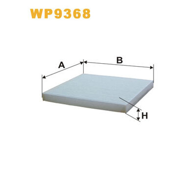 Filtre D'habitacle Standard Wix Filters Wp9368