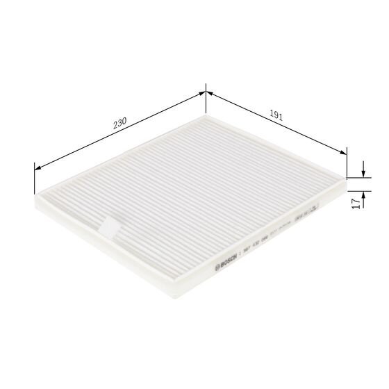 Filtre D'habitacle Pollen Bosch M2066