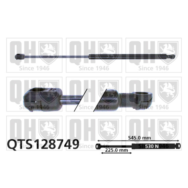 Vérin De Coffre Quinton Hazell Qts128749