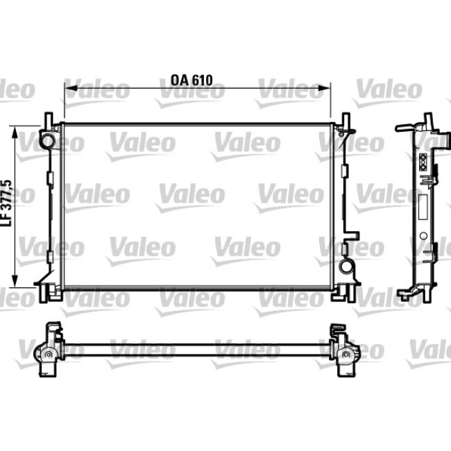 Radiateur De Refroidissement Valeo 732732