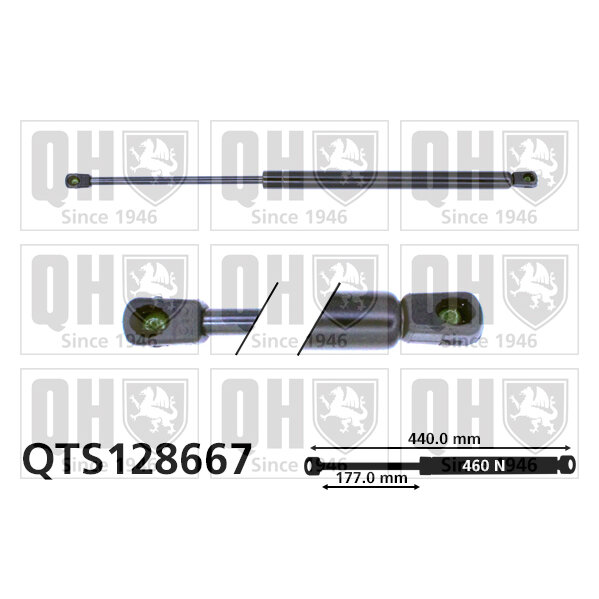 Vérin De Coffre Quinton Hazell Qts128667