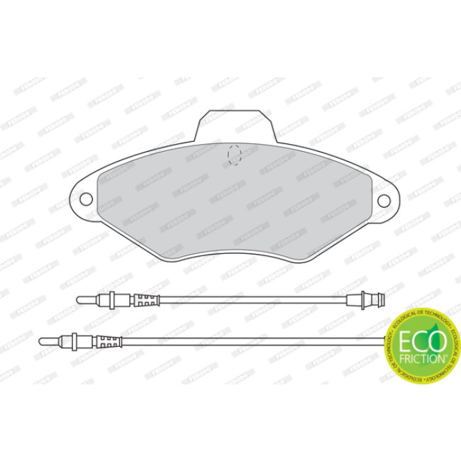 4 Plaquettes De Frein Ferodo Fdb874