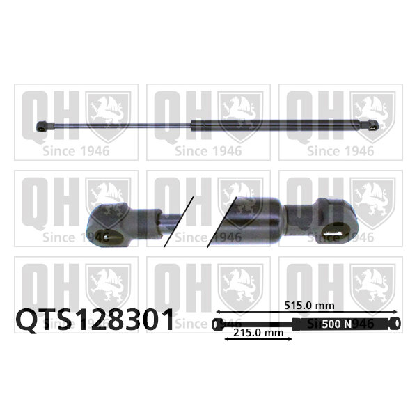 Vérin De Coffre Quinton Hazell Qts128301
