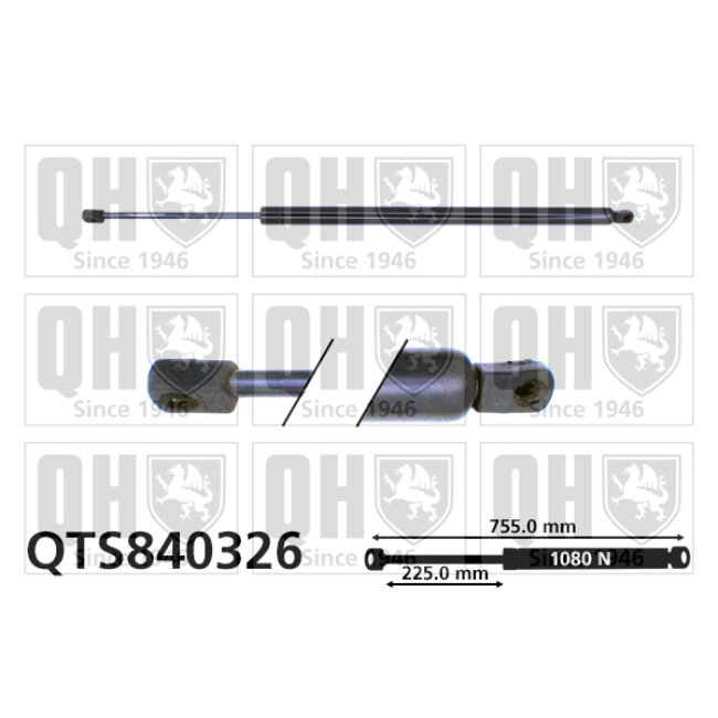 Vérin De Coffre Quinton Hazell Qts840326