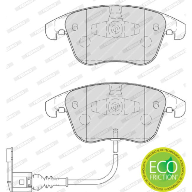 4 Plaquettes De Frein Ferodo Fdb4057