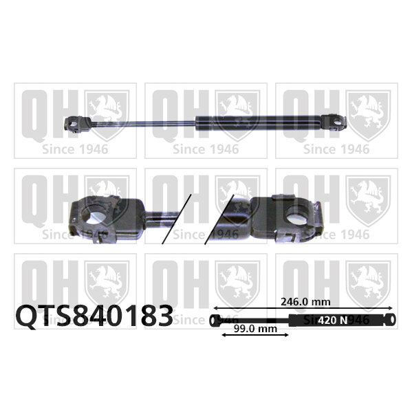 Vérin De Capot Quinton Hazell Qts840183