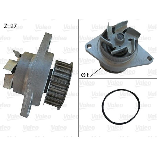 Pompe À Eau Valeo 506385