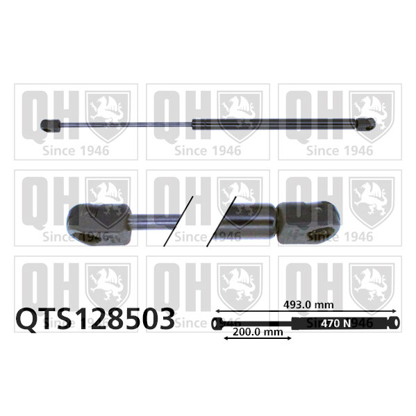 Vérin De Coffre Quinton Hazell Qts128503