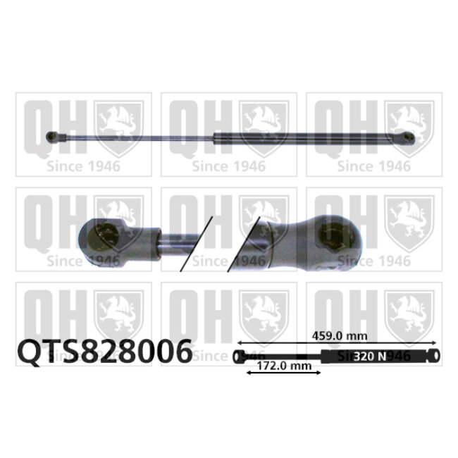 Vérin De Coffre Quinton Hazell Qts828006