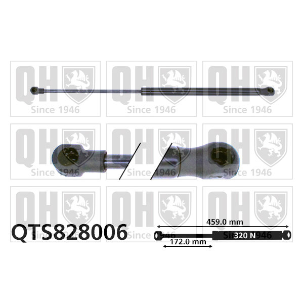 Vérin De Coffre Quinton Hazell Qts828006