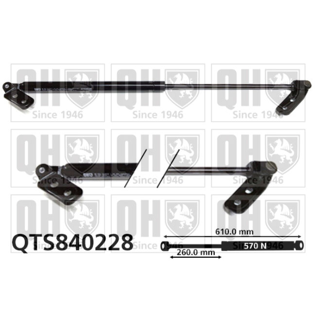 Vérin De Coffre Quinton Hazell Qts840228