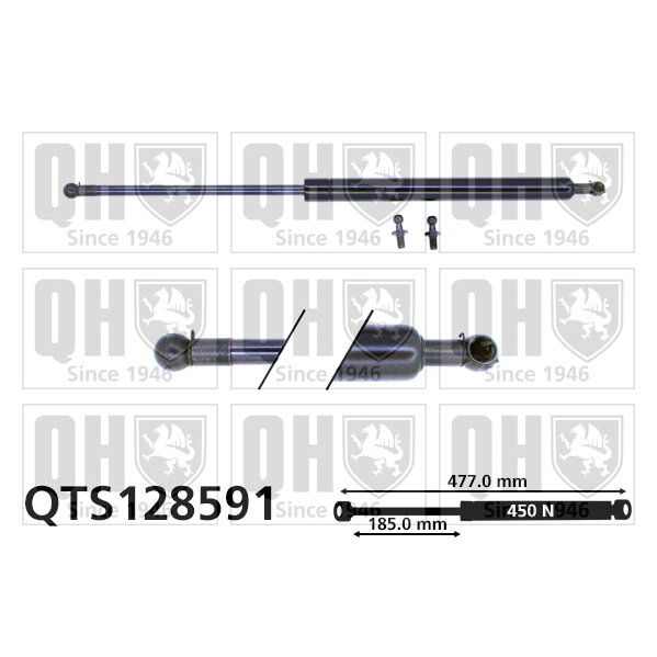 Vérin De Coffre Quinton Hazell Qts128591