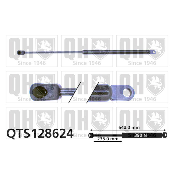 Vérin De Coffre Quinton Hazell Qts128624