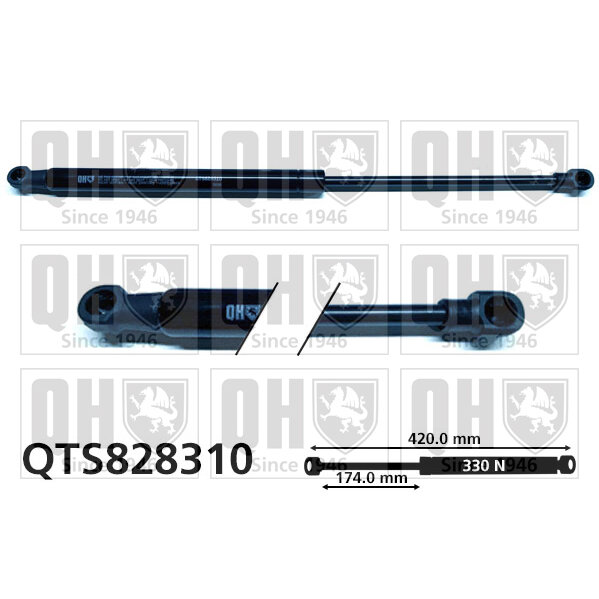 Vérin De Capot Quinton Hazell Qts828310