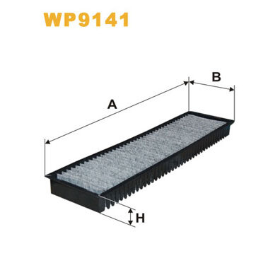 Filtre D'habitacle Charbon Actif Wix Filters Wp9141