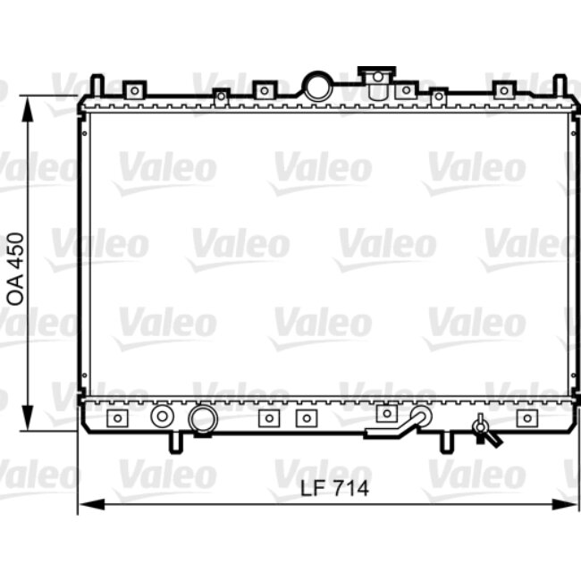Radiateur De Refroidissement Valeo 734196