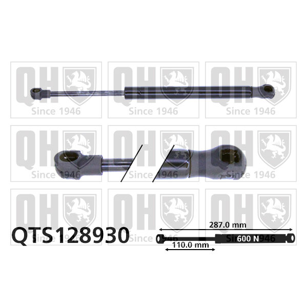 Vérin De Coffre Quinton Hazell Qts128930