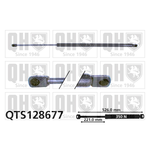 Vérin De Coffre Quinton Hazell Qts128677
