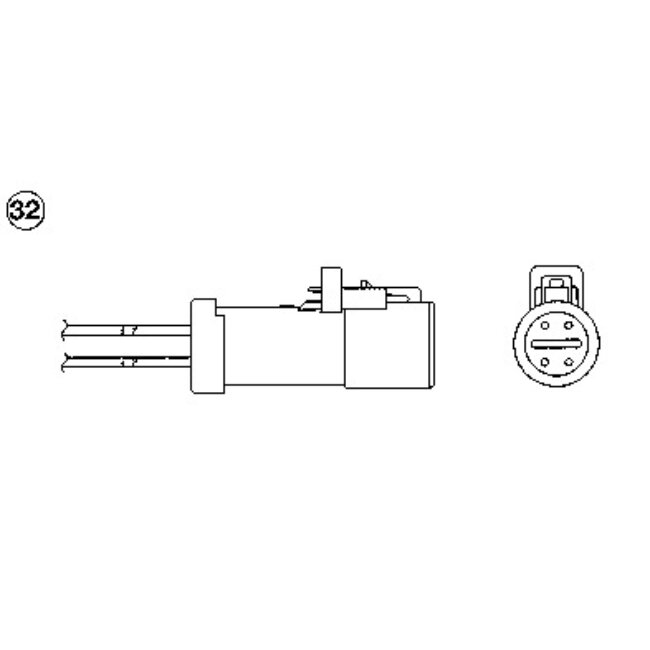 Sonde Lambda Ngk Oza381-d3