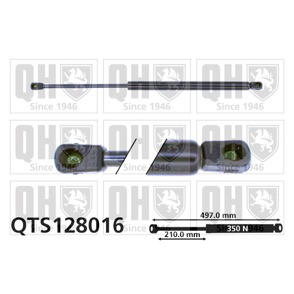 Vérin De Coffre Quinton Hazell Qts128016