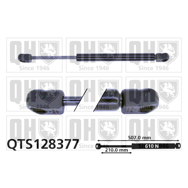 Vérin De Coffre Quinton Hazell Qts128377