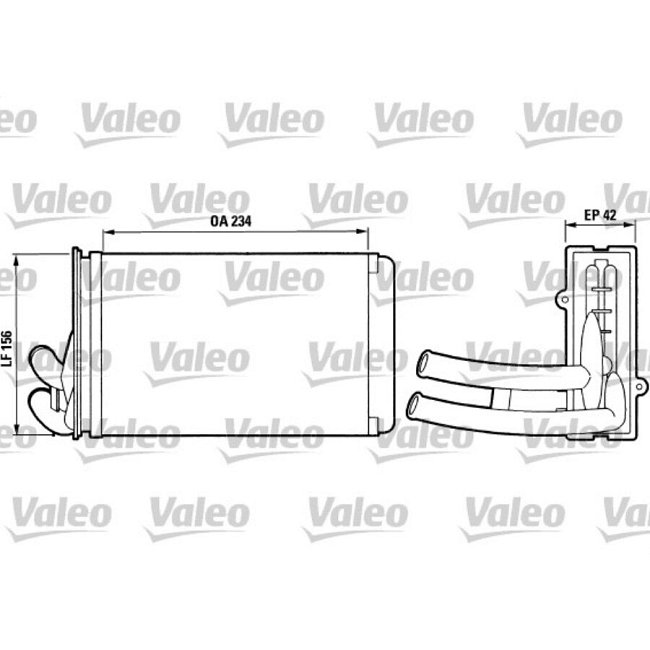 Radiateur De Chauffage Valeo 812012