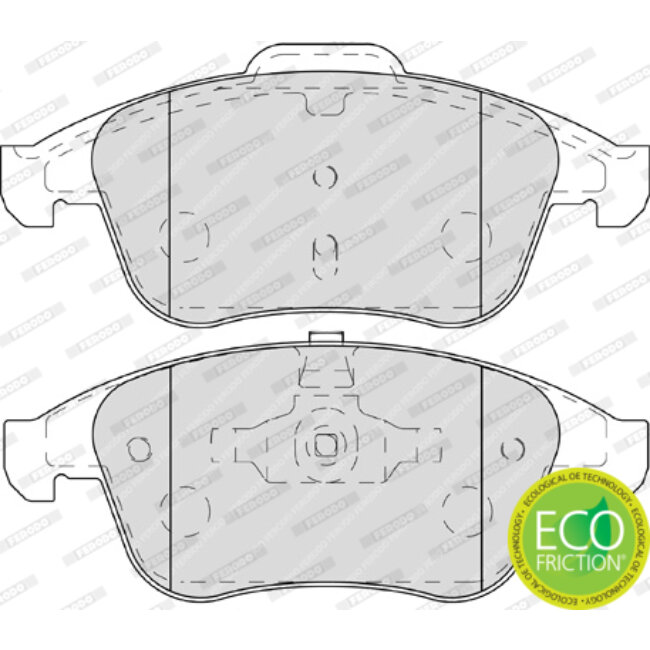 4 Plaquettes De Frein Ferodo Fdb4249