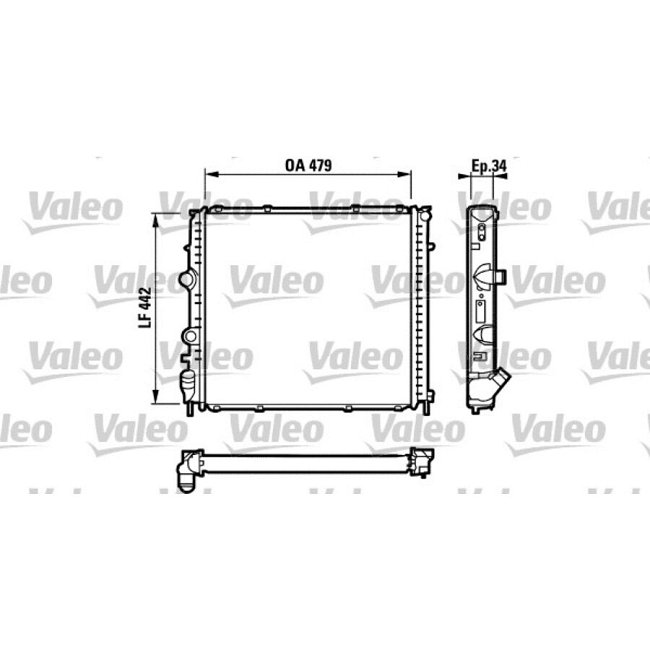 Radiateur De Refroidissement Valeo 731910