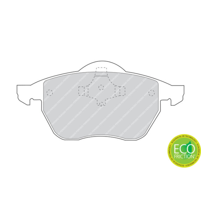 4 Plaquettes De Frein Ferodo Fdb969