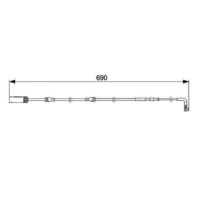 Témoin D'usure Bosch 1987473052