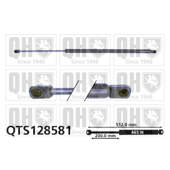 Vérin De Coffre Quinton Hazell Qts128581