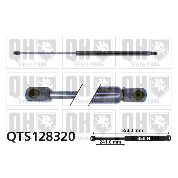 Vérin De Coffre Quinton Hazell Qts128320