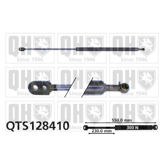 Vérin De Coffre Quinton Hazell Qts128410