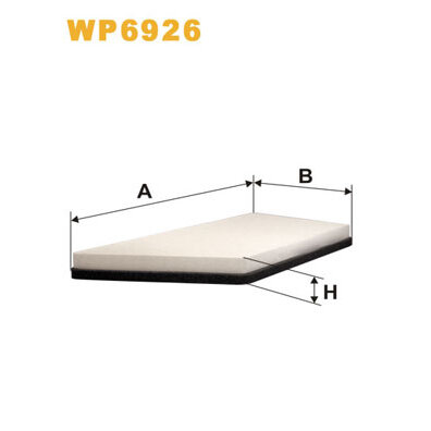 Filtre D'habitacle Standard Wix Filters Wp6926