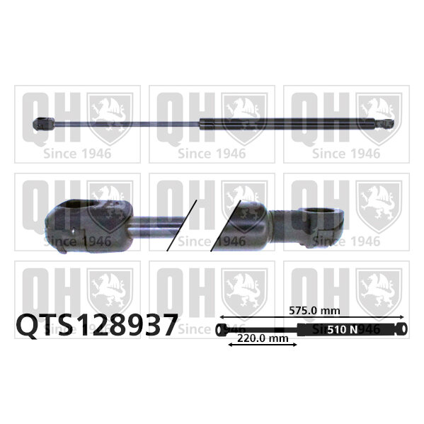 Vérin De Coffre Quinton Hazell Qts128937