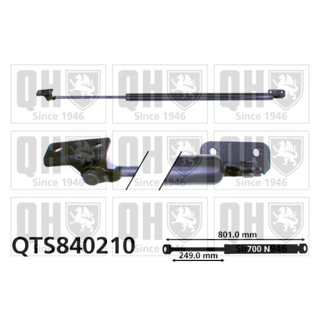 Vérin De Coffre Quinton Hazell Qts840210