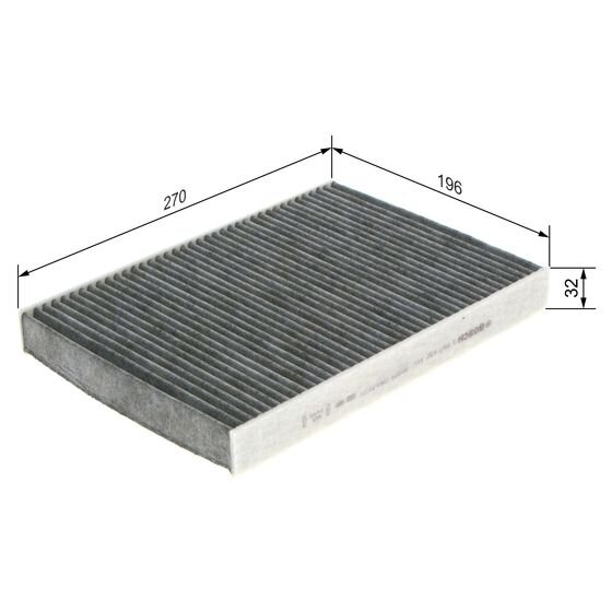 Filtre D'habitacle À Charbon Actif Bosch R2311