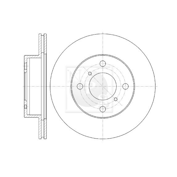 1 Disque De Frein Nps S330i14