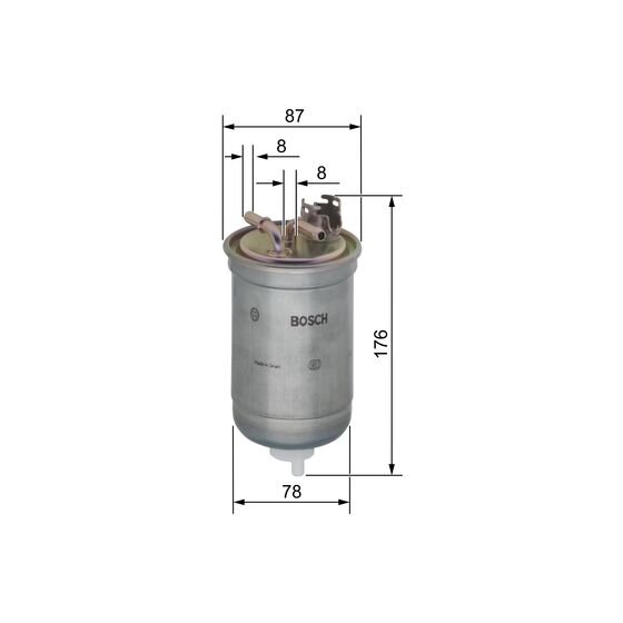 Filtre À Carburant Bosch 0450906267