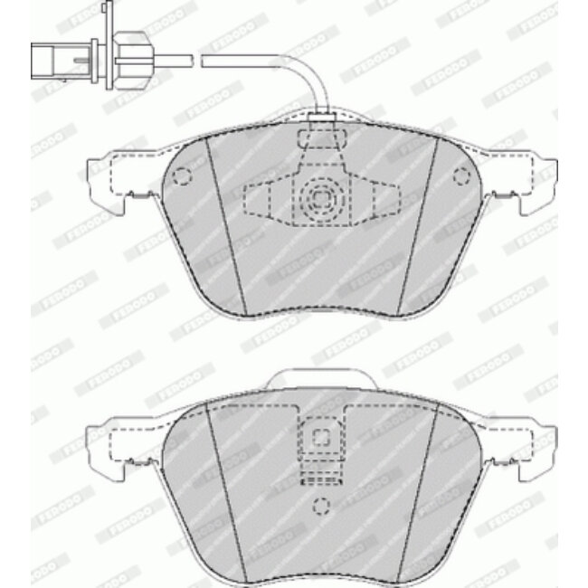 4 Plaquettes De Frein Ferodo Fvr1497