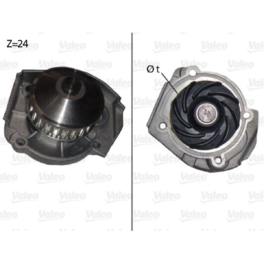 Pompe À Eau Valeo 506640