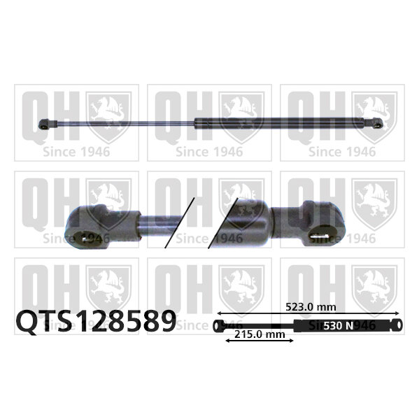 Vérin De Coffre Quinton Hazell Qts128589