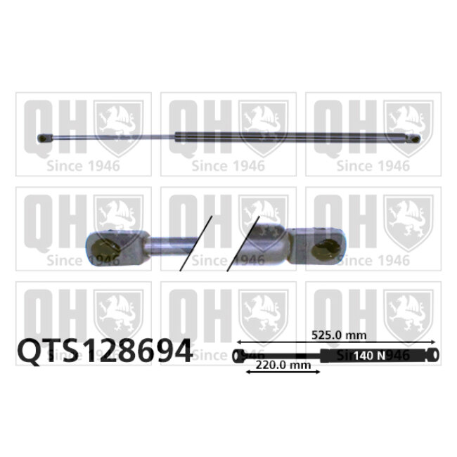 Vérin De Vitre Arrière Quinton Hazell Qts128694