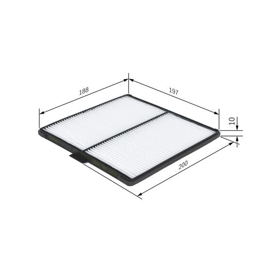Filtre D'habitacle Pollen Bosch M2171