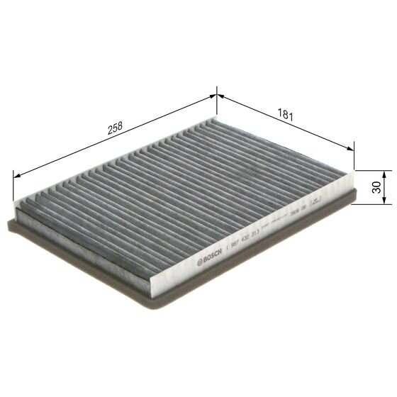 Filtre D'habitacle À Charbon Actif Bosch R2313