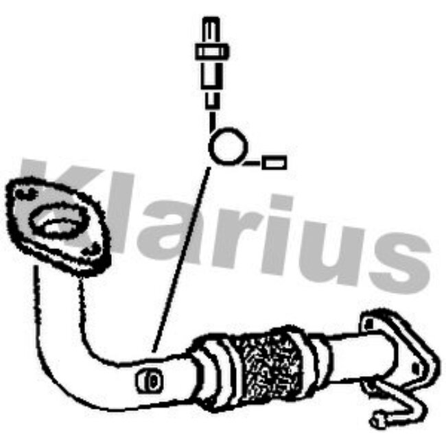 Tuyau Avant Pour Catalyseur Klarius 301483