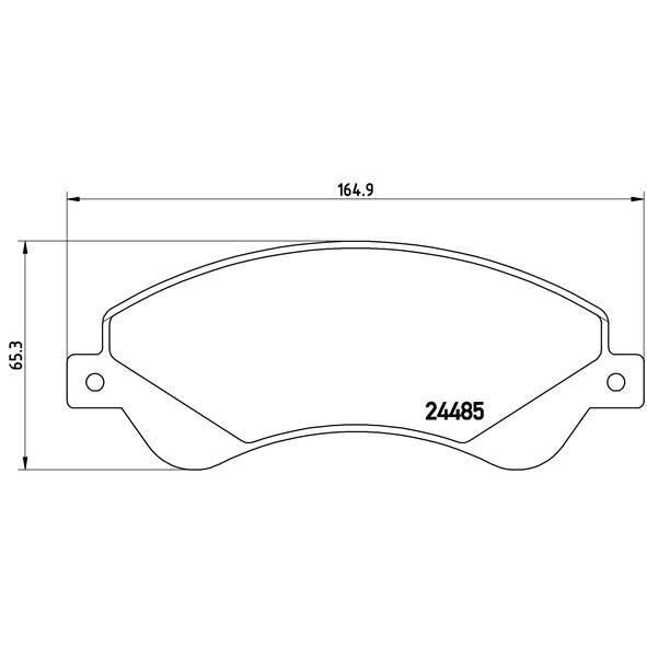 4 Plaquettes De Frein Brembo P24065